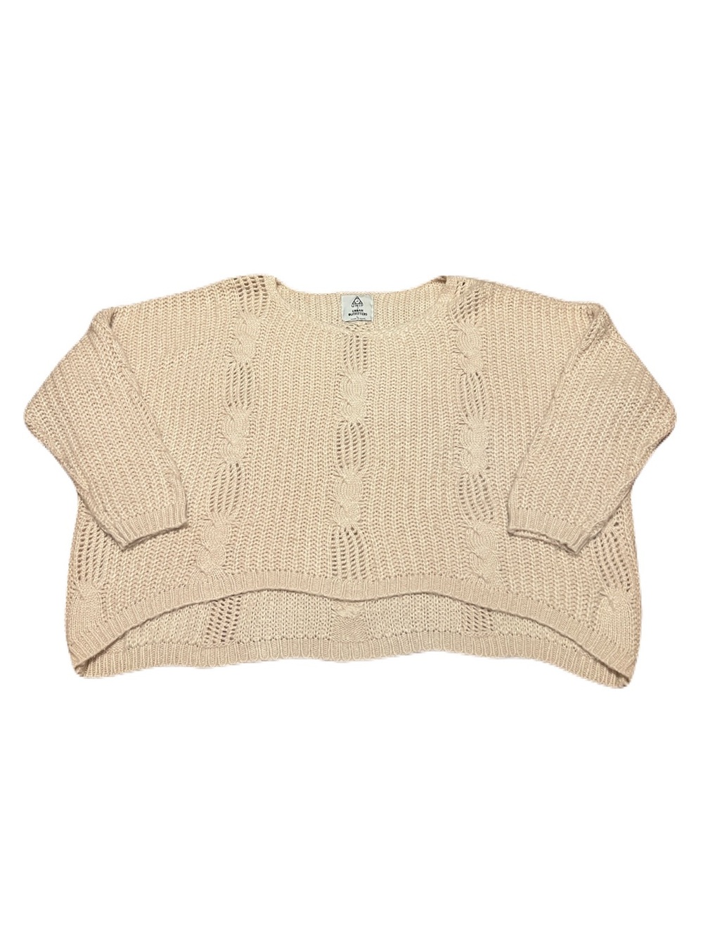UNIF & Urban Outfitters Oversized Cable Knit Sweater, Women’s size Large